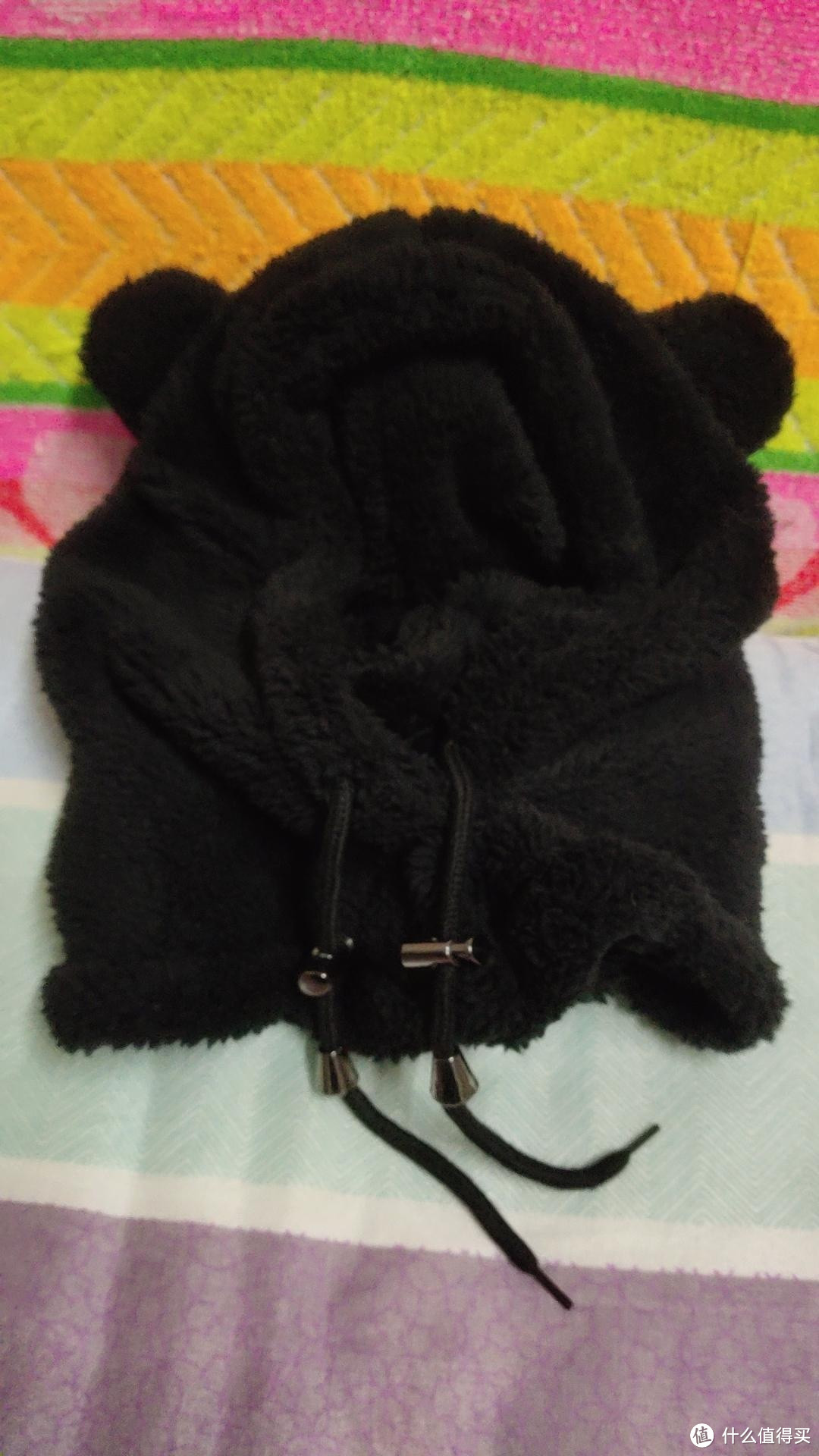 我的滑雪装备，可爱熊帽子