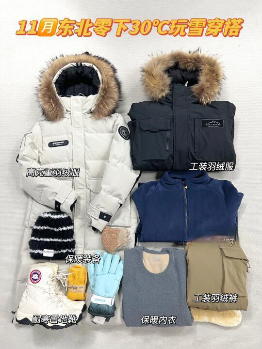 玩转东北冰雪：羽绒服穿搭指南助你温暖过冬