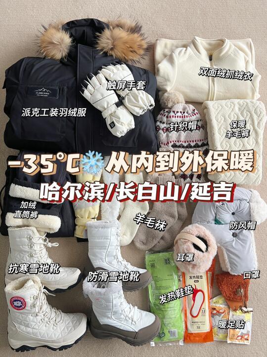 哈尔滨冬季旅游保暖穿搭攻略：从羽绒服到雪地靴详解